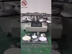 4 Stacja badawcza SATRA TM31 Martindale Abrasion Tester z głowicami abracjonalnymi 44 mm