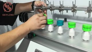 Tester zawiasów kapturkowych do kosmetyków