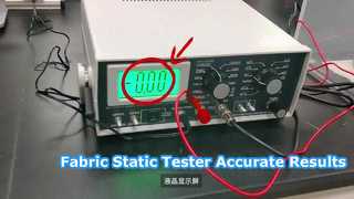 Tester statyczny tkanin EN 1149 EN 1149-2 AATCC 76
