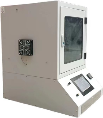 ISO 340 /AS1334.10 Komora badawcza pionowego spalania pasa przenośnego z rurą wentylacyjną o długości 20 cm o średnicy 10 cm