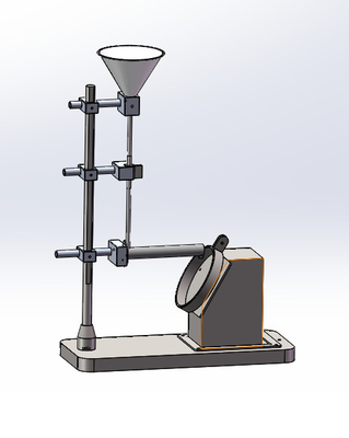 ASTM D4772 Tester wchłaniania wody na powierzchni tkaniny z kompatybilnością rur 28-32 mm