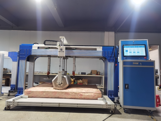 ASTM Hexagonal Roller Mattress Testing Machine z prędkością badawczą 1020 razy/min i uderzeniem 500 mm