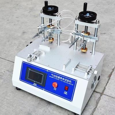 Dobra cena. 8 Stacji badawczych Pneumatyczna maszyna do testowania trwałości przycisku z sterowaniem na ekranie dotykowym i regulowaną prędkością badania w Internecie