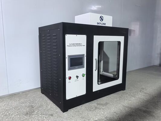 Dobra cena. ISO 15025 Badanie łatwopalności odzieży ochronnej z konstrukcją ze stali nierdzewnej i automatycznym zastosowaniem płomienia w Internecie