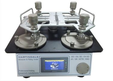 4 Stacja testowa Tester ścierania SATRA TM31 Martindale z głowicami ścierającymi 44 mm